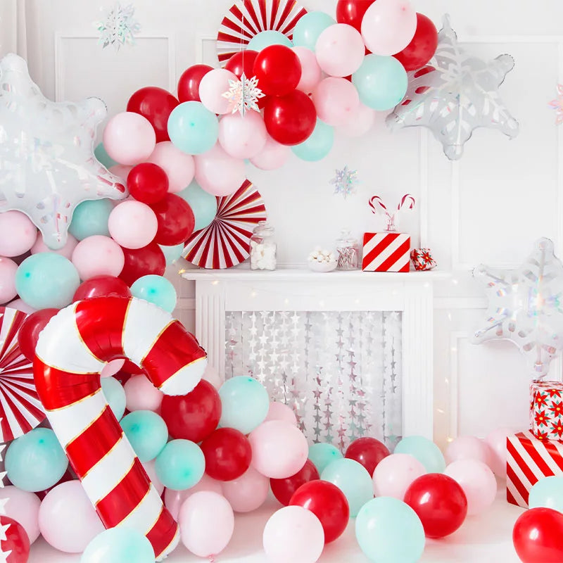 Ornamento da appendere con fiocco di neve natalizio iridescente