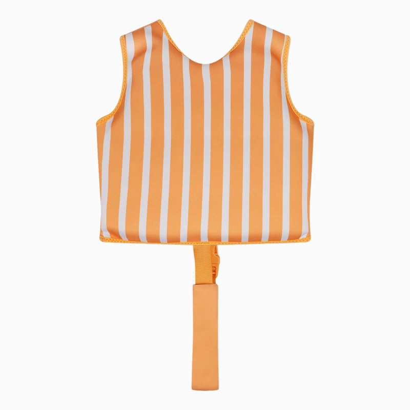 Inspiracion con Chaleco de Flotación Rayas Naranja y Blanco