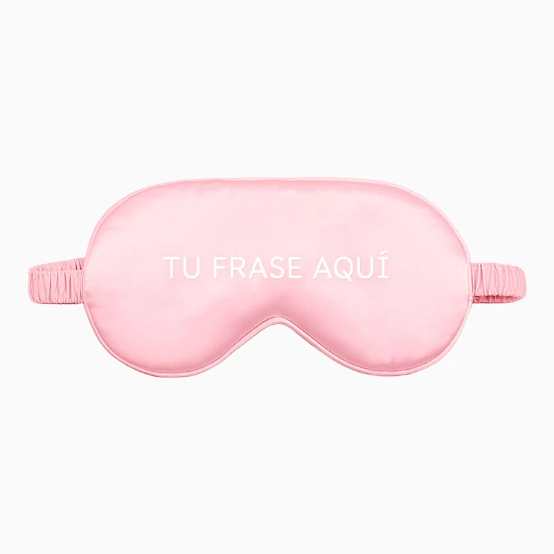 Antifaz Satén Rosa Despedida de Soltera Personalizado Vinilo