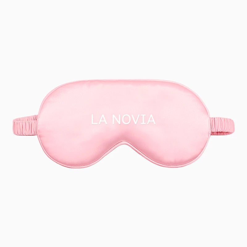 Antifaz Satén Rosa Despedida de Soltera Personalizado Vinilo
