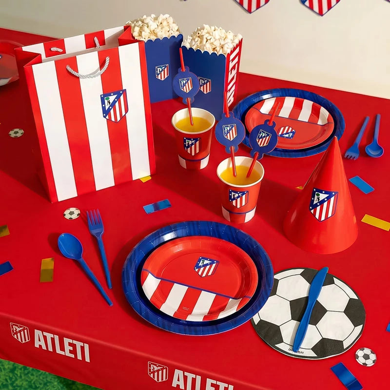 Inspiracion con Kit Mesa Basic 8 Personas Atlético de Madrid 45 piezas