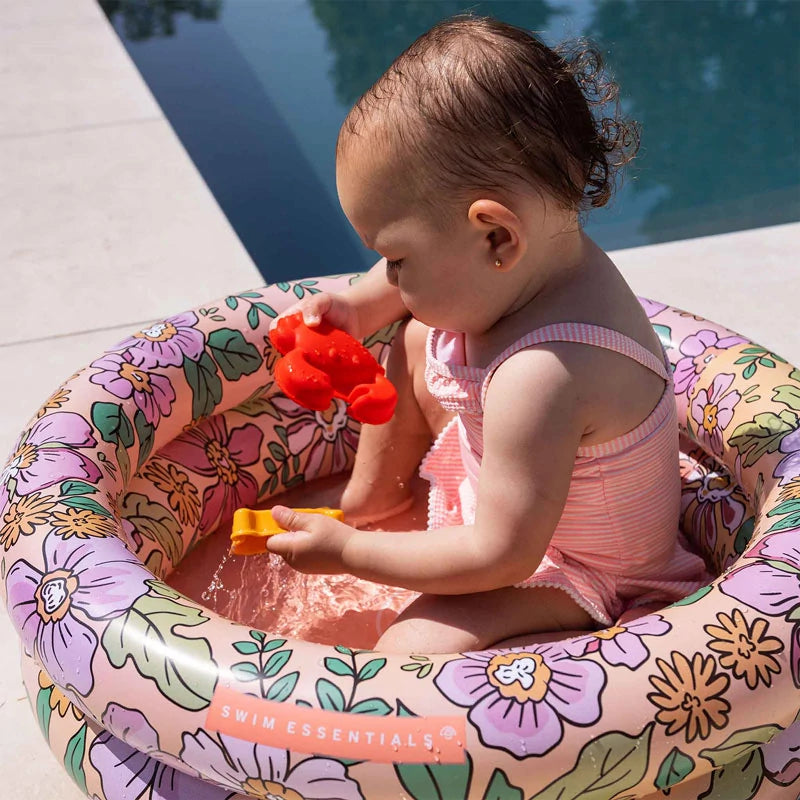 Inspiracion con Piscina para Bebé Ø 60 cm Floral Multicolor