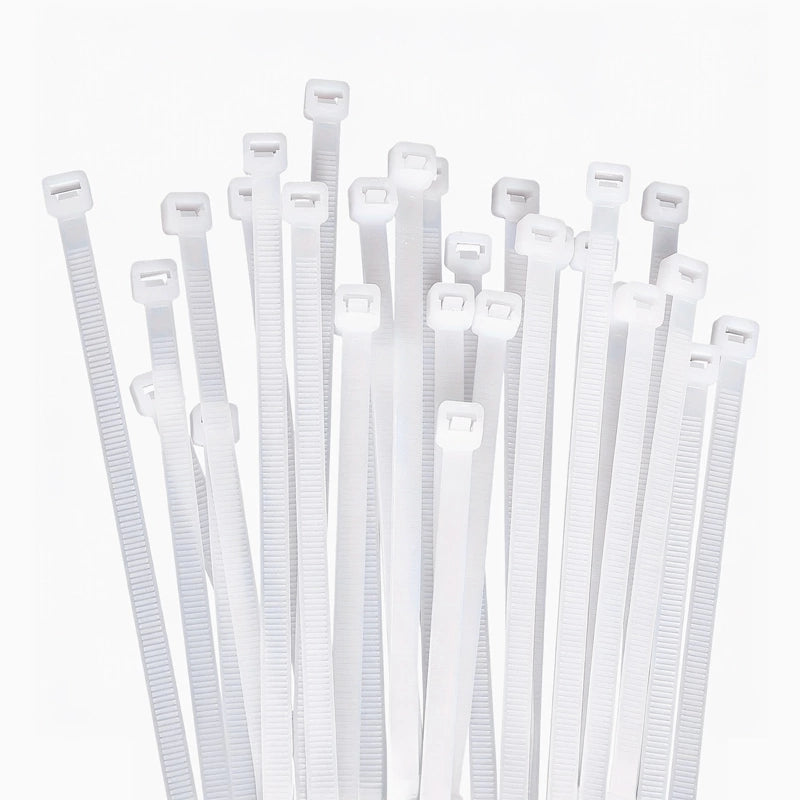 Bridas de Plástico 25 cm Transparentes 100 uds