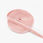 Pastel Pink Velvet Ribbon 0.6 cm x 4.5 m