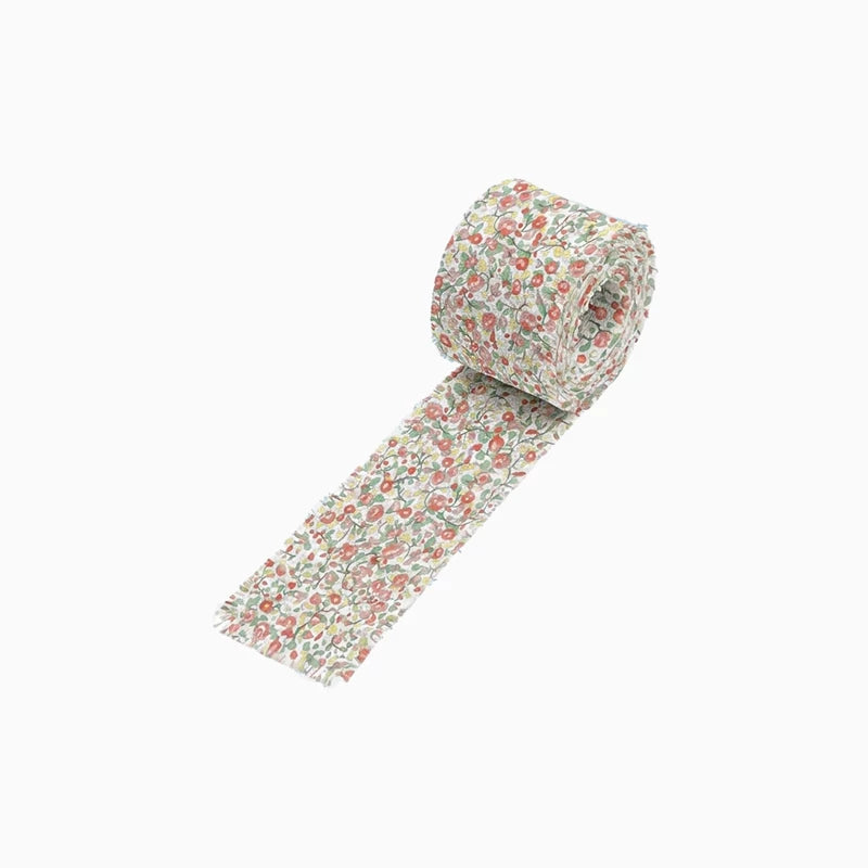 Cinta Tela Floral Liberty 3 cm x 1.6 m Rosa Pastel