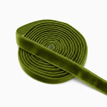 Cinta Terciopelo Verde Oliva 1.5 cm x 4.5 m
