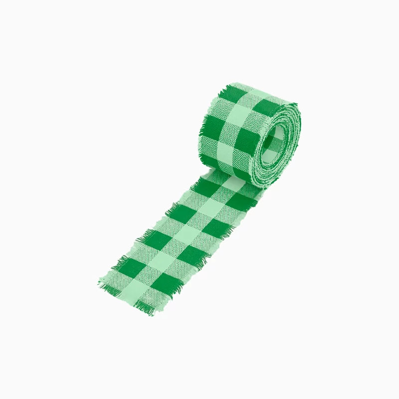 Cinta Tela Vichy 3 cm x 1.6 m Verde