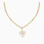 Nácar heart necklace