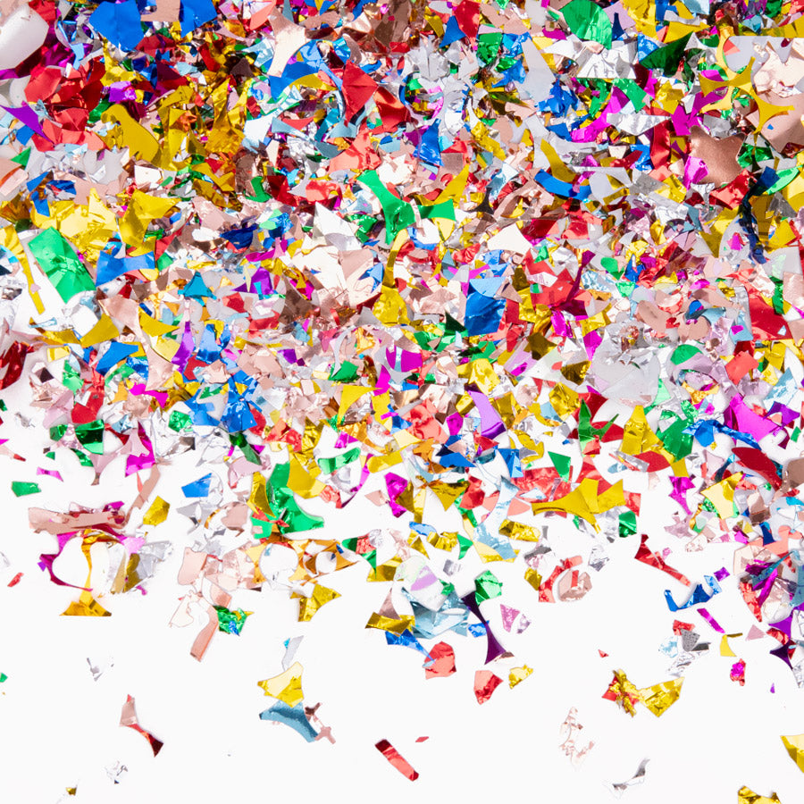 Confeti moyen canyon 50 cm métallique multicolore