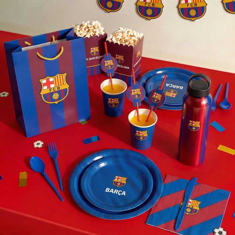Cajas Palomitas FC Barcelona con Franjas Blaugranas