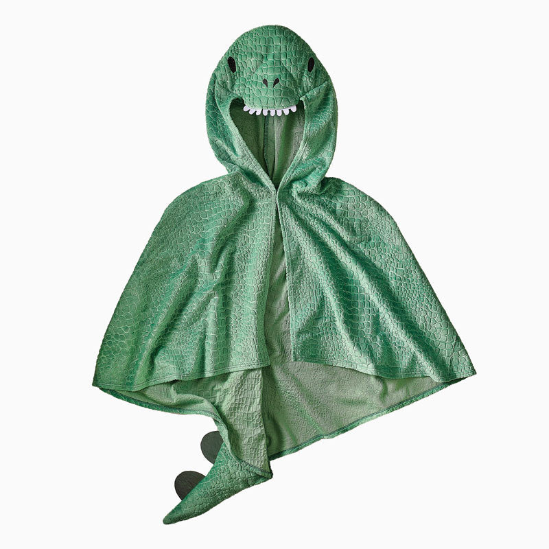 Capa Disfraz Dinosaurio Verde