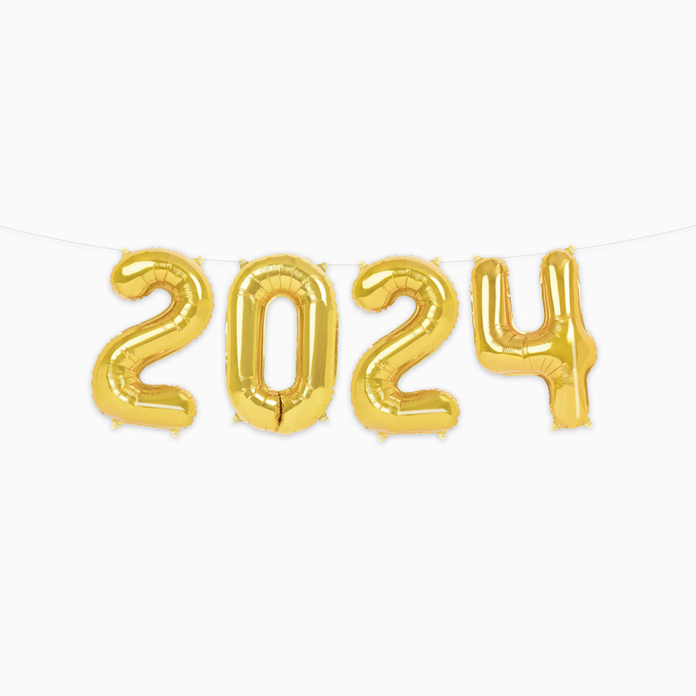 2024 Gold Foil Balloon Set