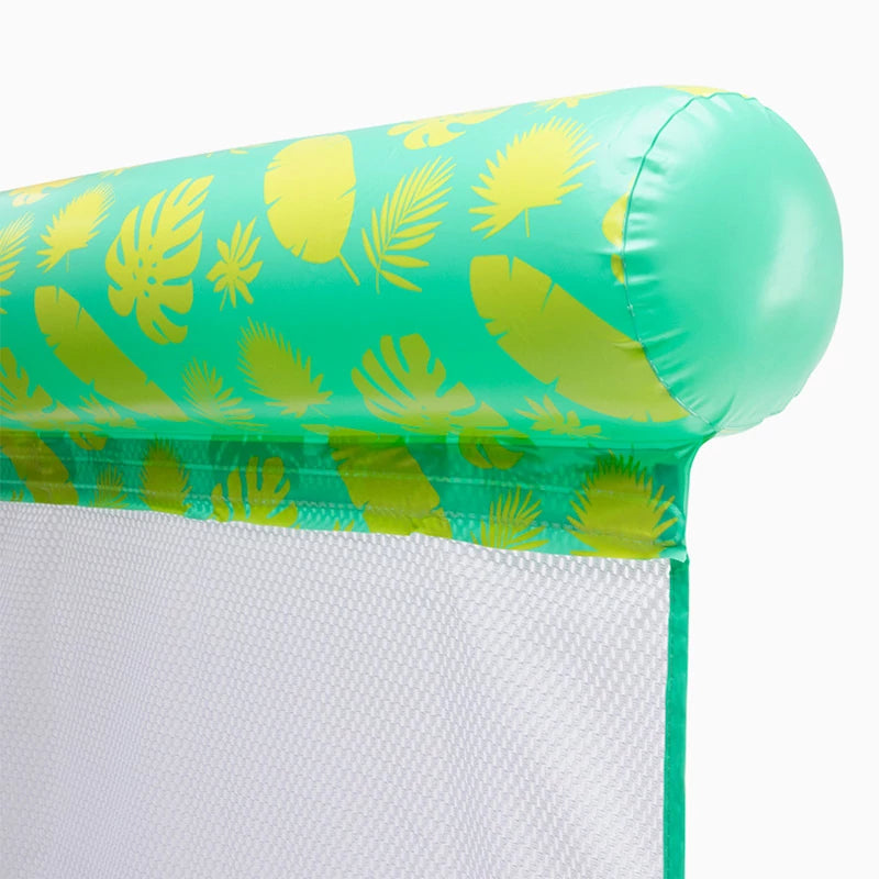 Inspiracion con Hamaca Flotante Hojas Tropicales