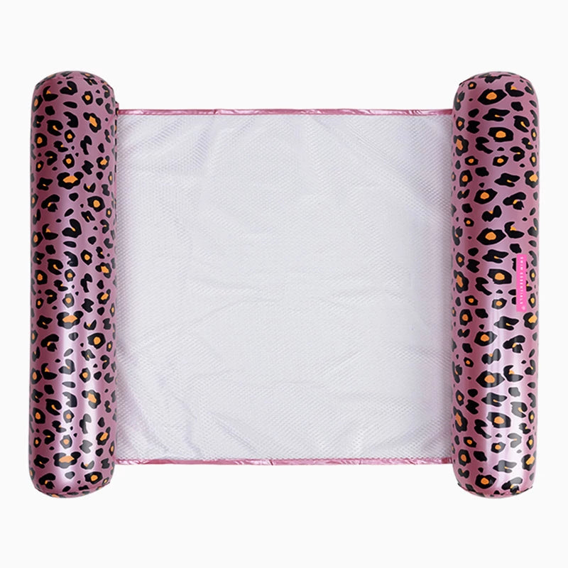 Hamaca Flotante Animal Print Rosa