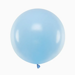 Globo Jumbo Látex XL 60 cm Azul Claro Pastel