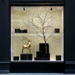 Kit Decoración Escaparate Reno Navidad 4 Piezas