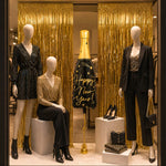 Kit Decoración Escaparate Happy New Year 3 Piezas