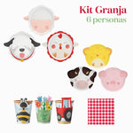 Kit Mesa Basic 6 Personas Granja