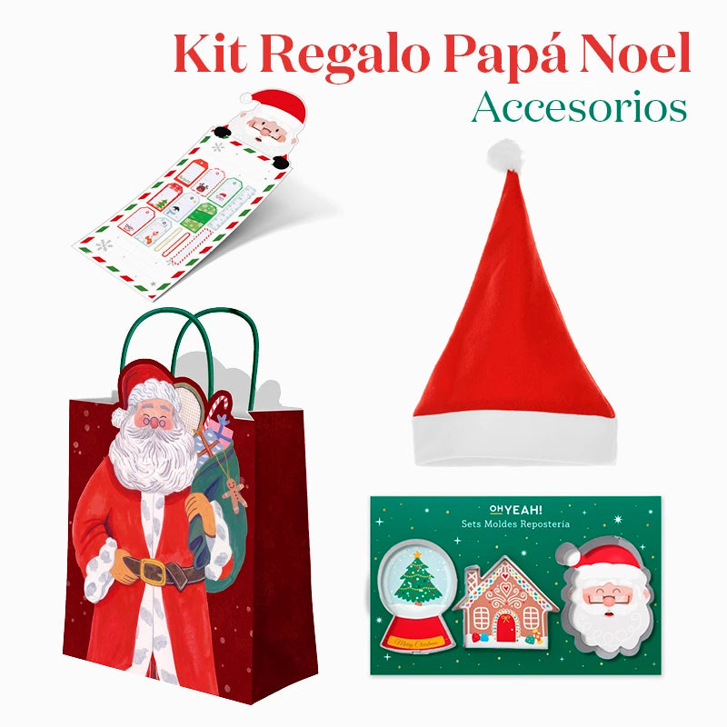 Kit Regalo Bolsa Navidad Papá Noel