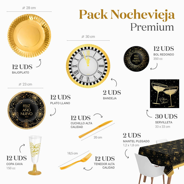 Novievieja Premium Table Kit 12 pessoas