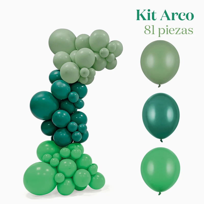 Kit Arco Globos Dinosaurios