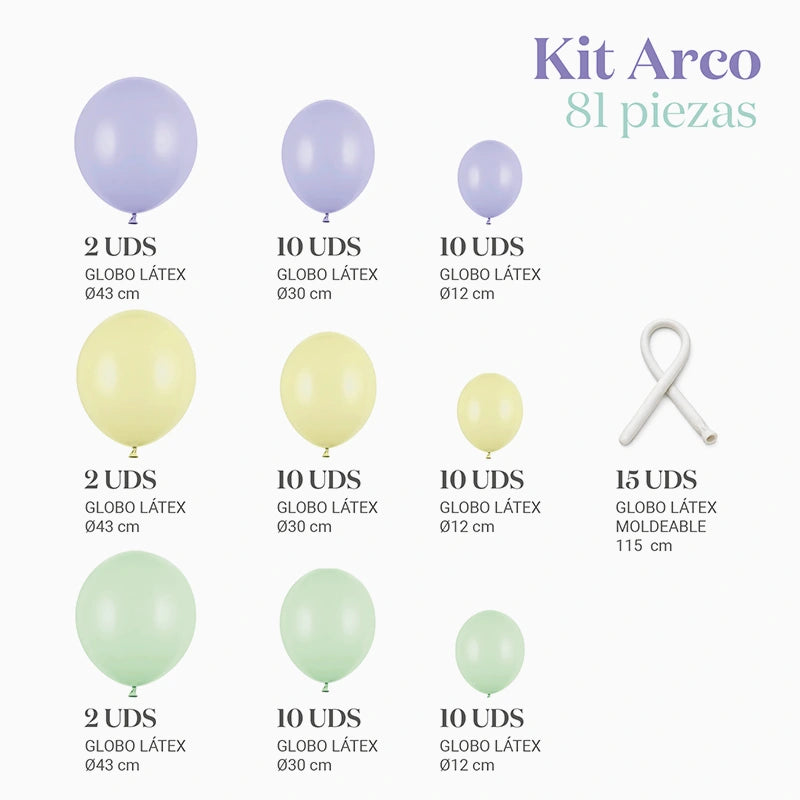 Inspiracion con Fairy Balloon Arch Kit