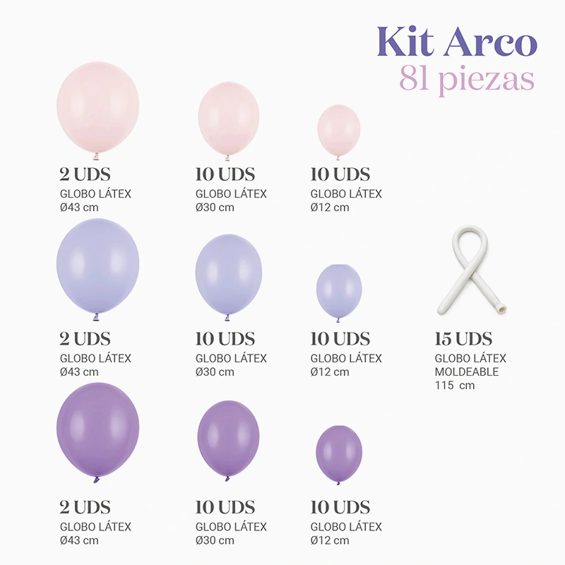 Inspiracion con Magical Unicorn Balloon Arch Kit