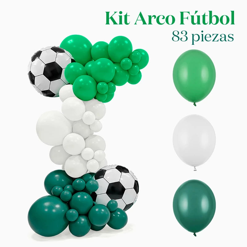 Kit Arco Globos Fútbol