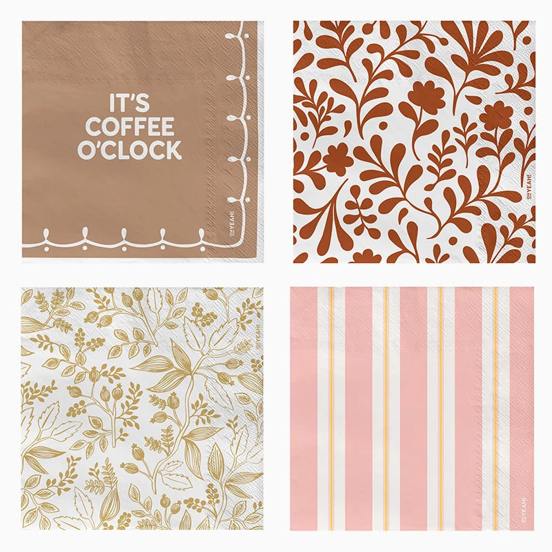 Inspiracion con Set Servilletas Desayunos, Postres y Meriendas Rosa