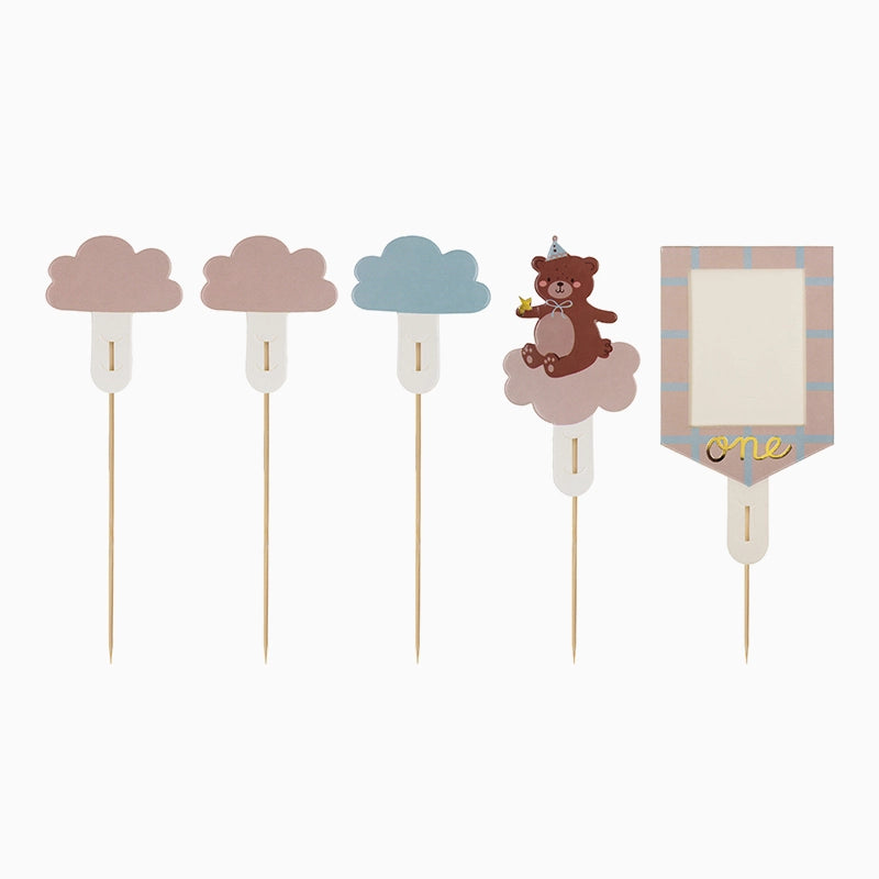 Topper Oso 12-14 cm para decorar tartas adorables – Oh Yeah!
