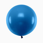 Latex jumbo xl 60 cm globe bleu bleu