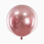 Metallized jumbo balloon XL 60 cm rose gold