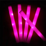 Barras de luz rosa