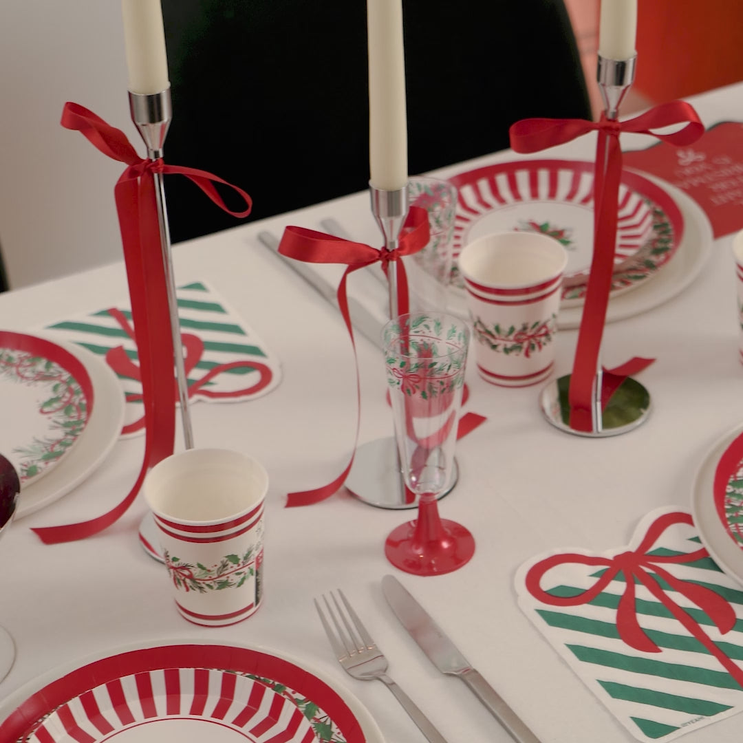Inspiracion con Bandeja Cartón Llano Redonda Ø 33 cm All I Want For Christmas