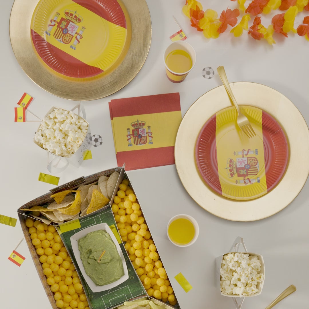 Inspiracion con Plato Cartón Llano Redondo Ø 23 cm España