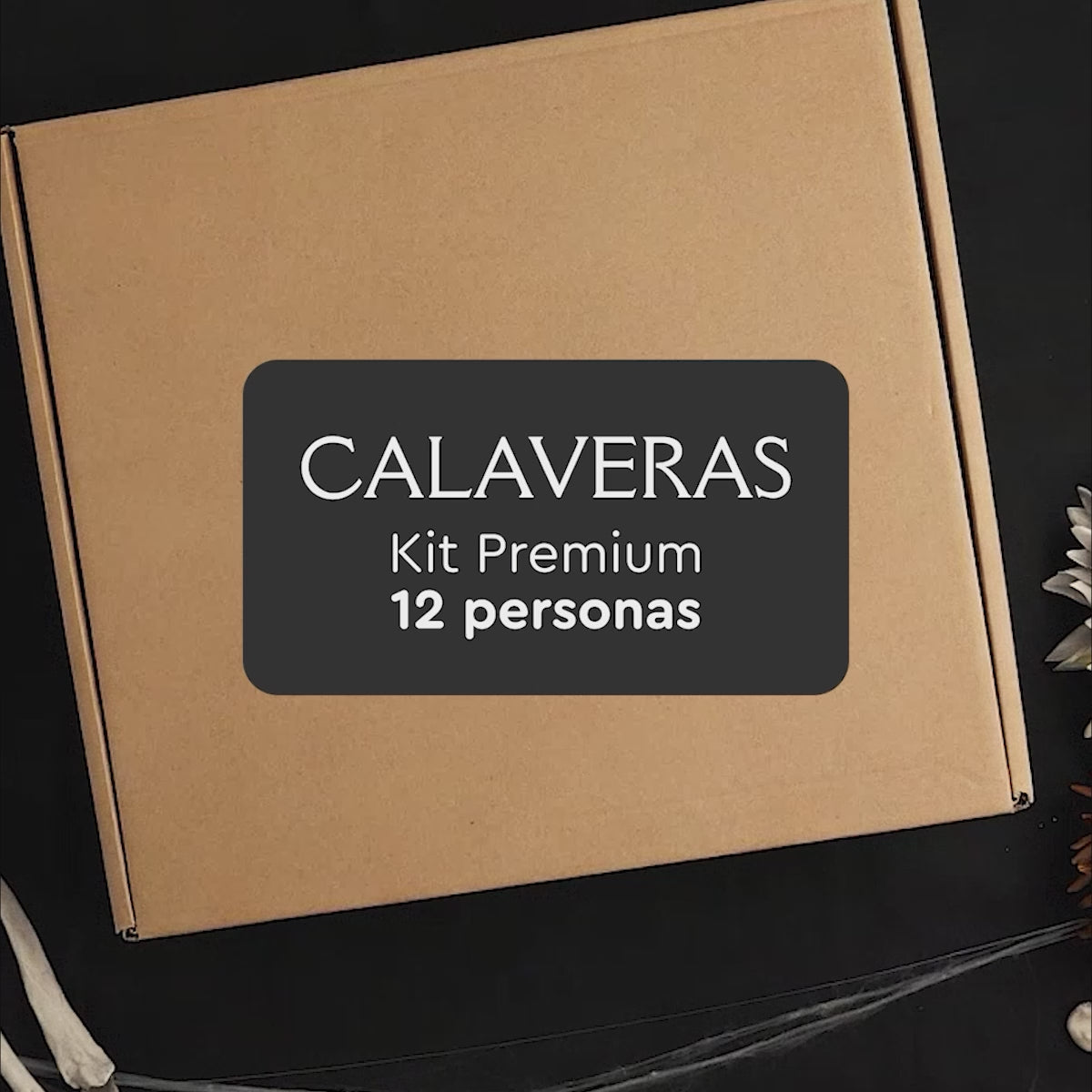 Inspiracion con Premium Skull Table Kit 12 People 90 pieces