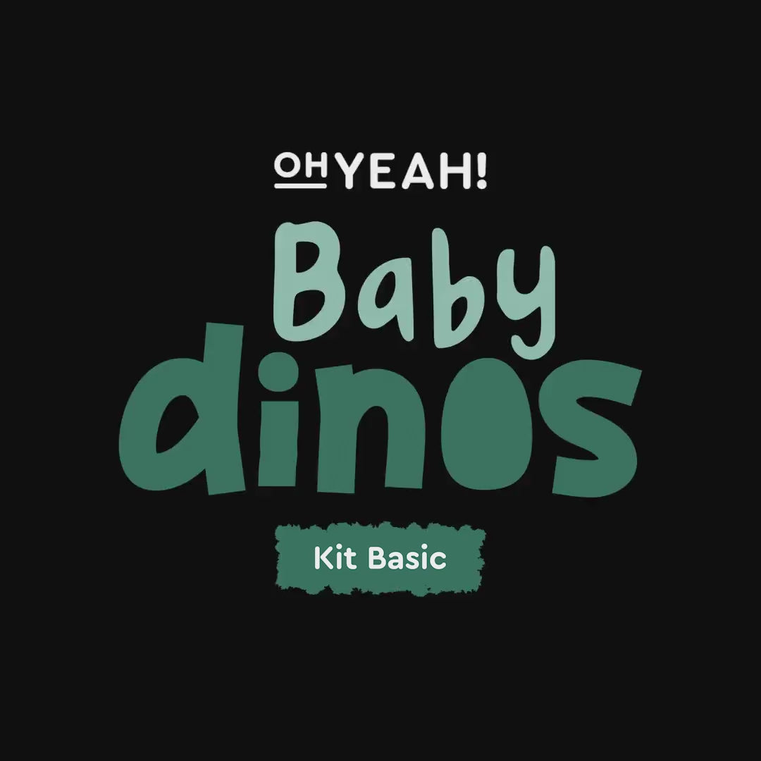 Inspiracion con Kit Mesa Basic 6 Personas Baby Dinos 42 piezas