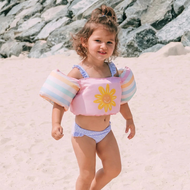 Inspiracion con Chaleco con Manguitos Infantil Rayas Multicolor con Sol