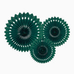 Ensemble de ventilateurs vert foncé