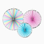 Unicorn decorative fans