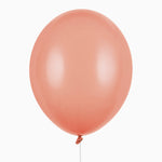 Latex balloon peach pastel