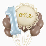 Set Globos Foil Primer Cumpleaños