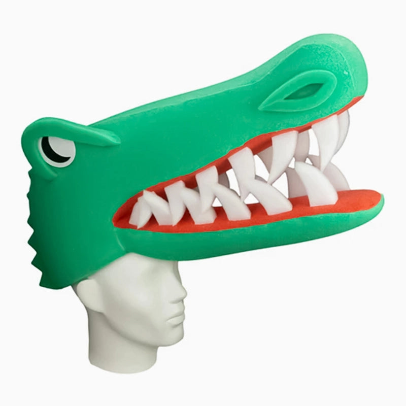 Gorro Goma Espuma Gigante Cocodrilo