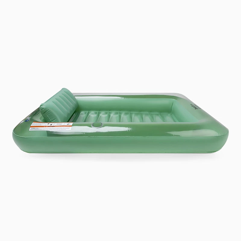 Piscina espreguiçadeira retangular 178 x 120 x 31 cm verde