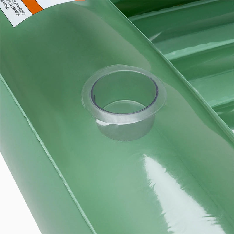 Piscina espreguiçadeira retangular 178 x 120 x 31 cm verde