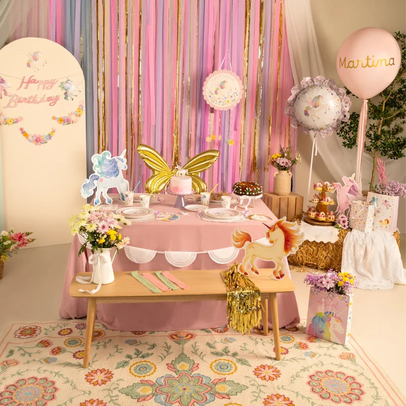Inspiracion con Silhueta decorativa de papelão Cosmo Unicorn