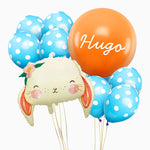 Defina bolas de vinil branco personalizado