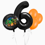 Set Globos Foil Número con Dragon Monster