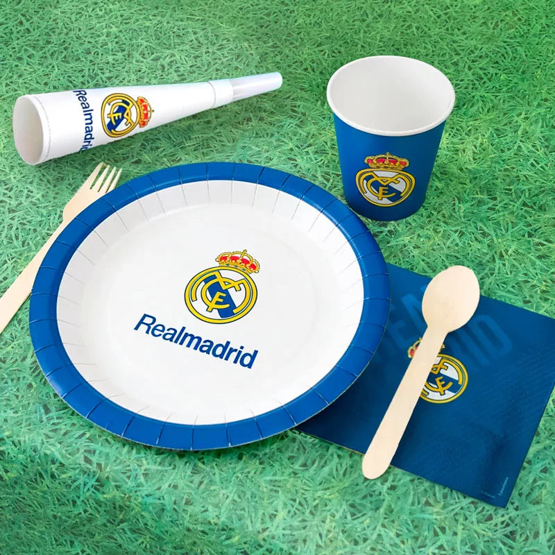 Kit Mesa Basic 8 Personas Real Madrid 37 piezas