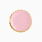 Piatto da dessert rosa pastello